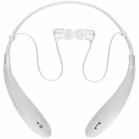 SUPER SONIC Bluetooth Headphones with Microphone, White IQ-127BT WHITE